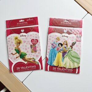 ✨2 for 10✨ Disney French Valentines -Tinker Bell,Cinderella,Snow,Tiana Princess